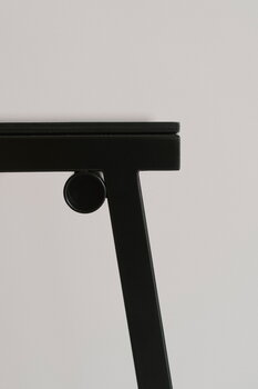 HAY Tabouret de bar Taburete 8, modèle haut, 75 cm, noir - chêne noir