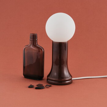 Tala Shore table lamp, bottle brown