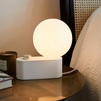 Tala Alumina table and wall lamp, chalk