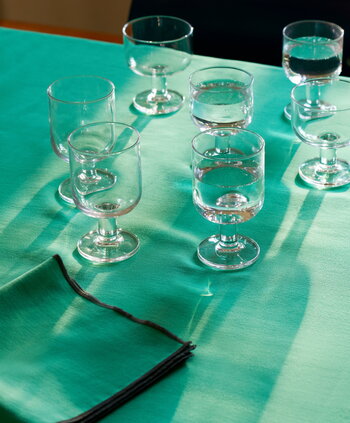 HAY Outline tablecloth, 140 x 250 cm, verdigris green