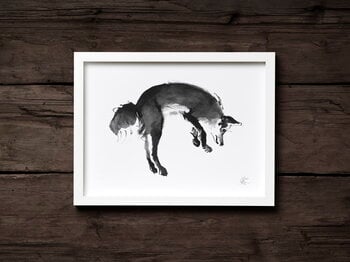 Teemu Järvi Illustrations Leaping Fox poster, 40 x 30 cm