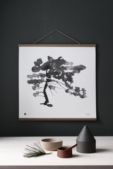 Teemu Järvi Illustrations Affiche Pine Tree, 50 x 50 cm