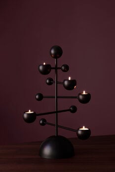 Klong Teluria candleholder, black, decoration image