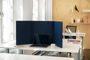 The Hide Paravent de bureau The Hide 500, bleu marine