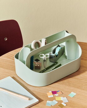 HAY Tool Box, recyclée, menthe