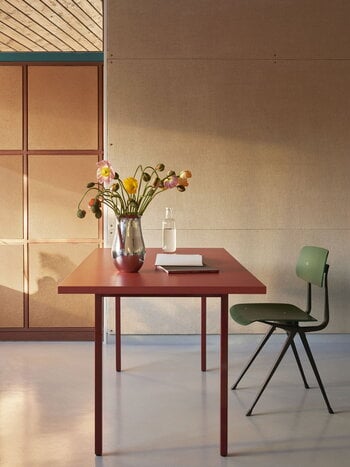 HAY Two-Colour pöytä, 240 x 90 cm, viininpunainen - punainen
