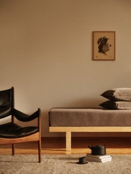 Matri Daybed patjalla, saarni - Wooly 2256 ivory melange, sisustuskuva