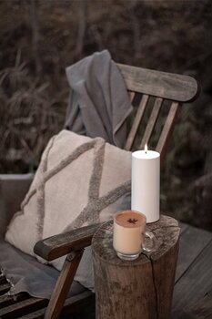 Uyuni Lighting Outdoor LED pillar candle, 8,4 x 20 cm, white, decoration image