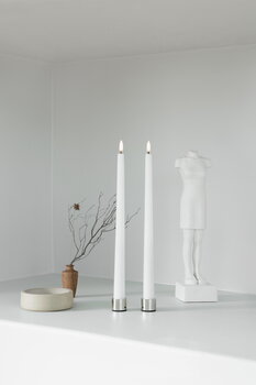 Uyuni Lighting LED-Spitzkerze, 32 cm, 2 Stück, Weiß
