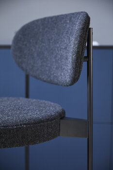 Verpan Chaise de bar Series 430, gris foncé