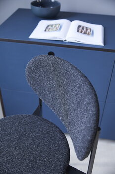 Verpan Chaise de bar Series 430, gris foncé