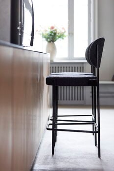 Verpan Series 430 bar chair, dark grey