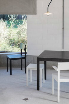 valerie_objects Silent dining table, S, coal