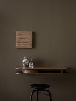 Northern Valet wall console, smoked oak