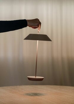 Vibia Lampe de table portable Mayfair Mini 5495, beige