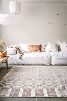 VM Carpet Duo Latua matto, valkoinen - kupari