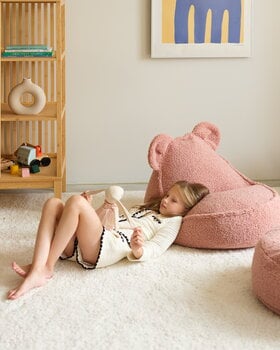 Wigiwama Bear beanbag chair, guava pink