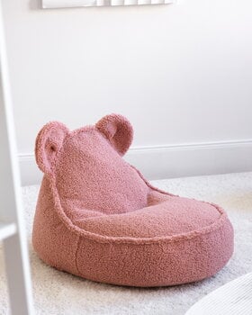 Wigiwama Bear beanbag chair, guava pink