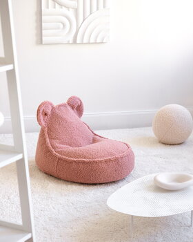 Wigiwama Bear beanbag chair, guava pink