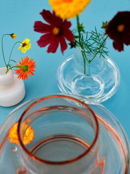 Marimekko Vase à fleurs, rose poudré