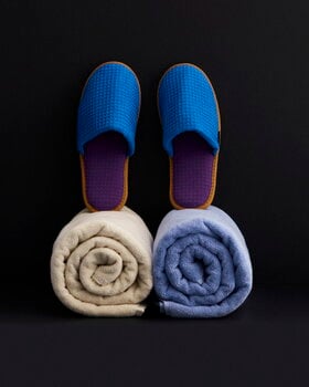 HAY Waffle slippers, one size, blue multi