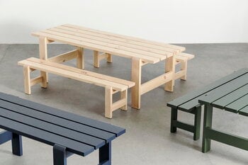 HAY Weekday table, 230 x 83 cm, steel blue