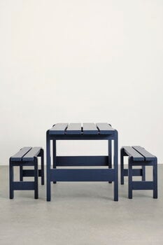 HAY Table Weekday, 180 x 66 cm, bleu acier