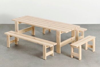 HAY Weekday table, 230 x 83 cm, lacquered pinewood