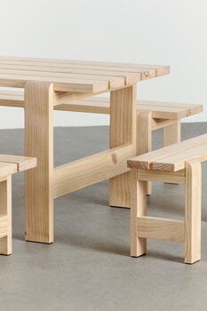 HAY Weekday table, 180 x 66 cm, lacquered pinewood