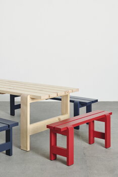 HAY Weekday table, 230 x 83 cm, lacquered pinewood