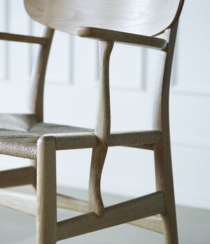 Carl Hansen & Søn Chaise CH26, chêne huilé - corde naturelle