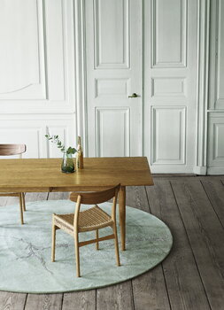 Carl Hansen & Søn Sedia CH23, rovere oliato - corda naturale