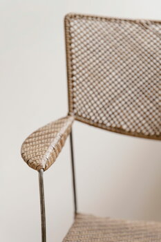 Sika-Design Chaise de salle à manger Rap, rotin noisette