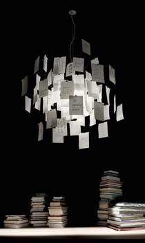 Ingo Maurer Lampada a sospensione Zettel'Z A6, immagine decorativa