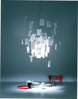 Ingo Maurer Lampada a sospensione Zettel'Z A6, immagine decorativa