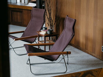 Nychair X Nychair X lounge chair, Limited Edition, brown oak - mauve brown