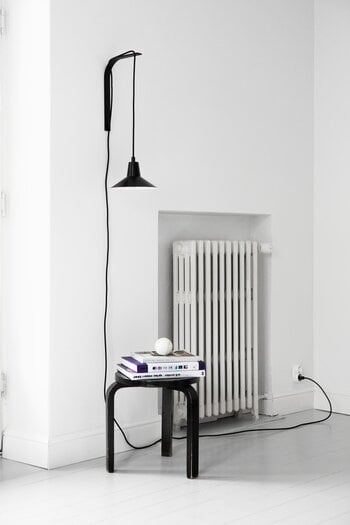 Artek Aalto stool 60, lacquered black