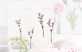 Flensted Mobiles Flying Flowers mobile, decoration image