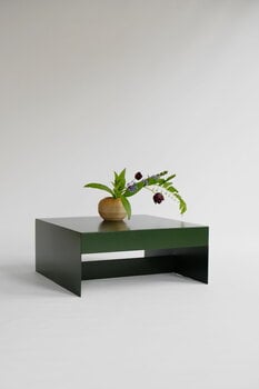 &New Single Form coffee table, deep green