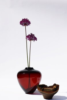 Utopia & Utility Vase empilable Baby Bloom, 29 x 24 cm, satin bourgogne