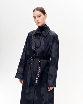 Marimekko Borsa a tracolla a secchiello Essential, nero solido, immagine decorativa