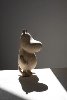 Boyhood Moomintroll figure, small, oak