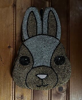 MUM's Bunny wall art, 25 x 28 cm, gold, decoration image