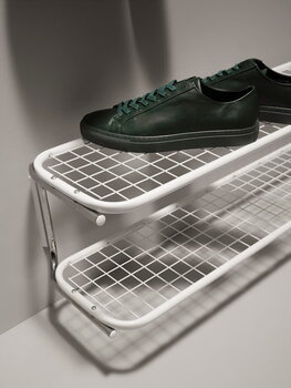 Essem Design Classic shoe rack, 80 cm, white