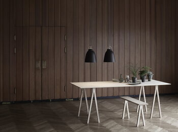 Fritz Hansen Caravaggio P2 valaisin, mattamusta