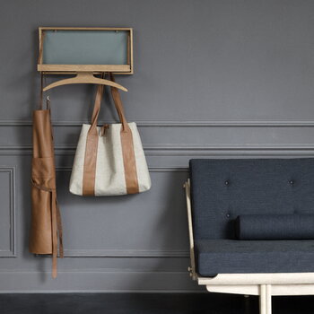 Klassik Studio The Hanger coat rack, soaped oak - grey blue