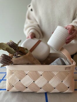 Marimekko Oiva - Siirtolapuutarha takeaway mug, natural white