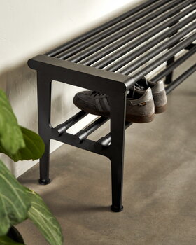 Essem Design Nostalgi bench, 100 cm, black stained oak - black