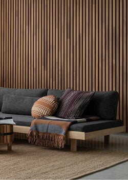 Tapio Anttila Collection Day&Night sofa bed, oak - grey Hopper 67, decoration image