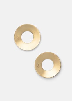 Skultuna Drip plate, small, set of 2, polished brass, decoration image